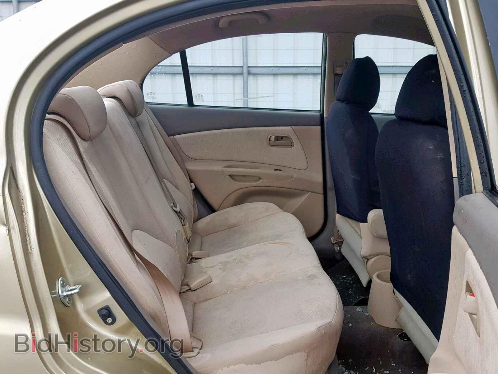 2009 KIA RIO BASE - VIN: KNADE223396552377 - Фото 6