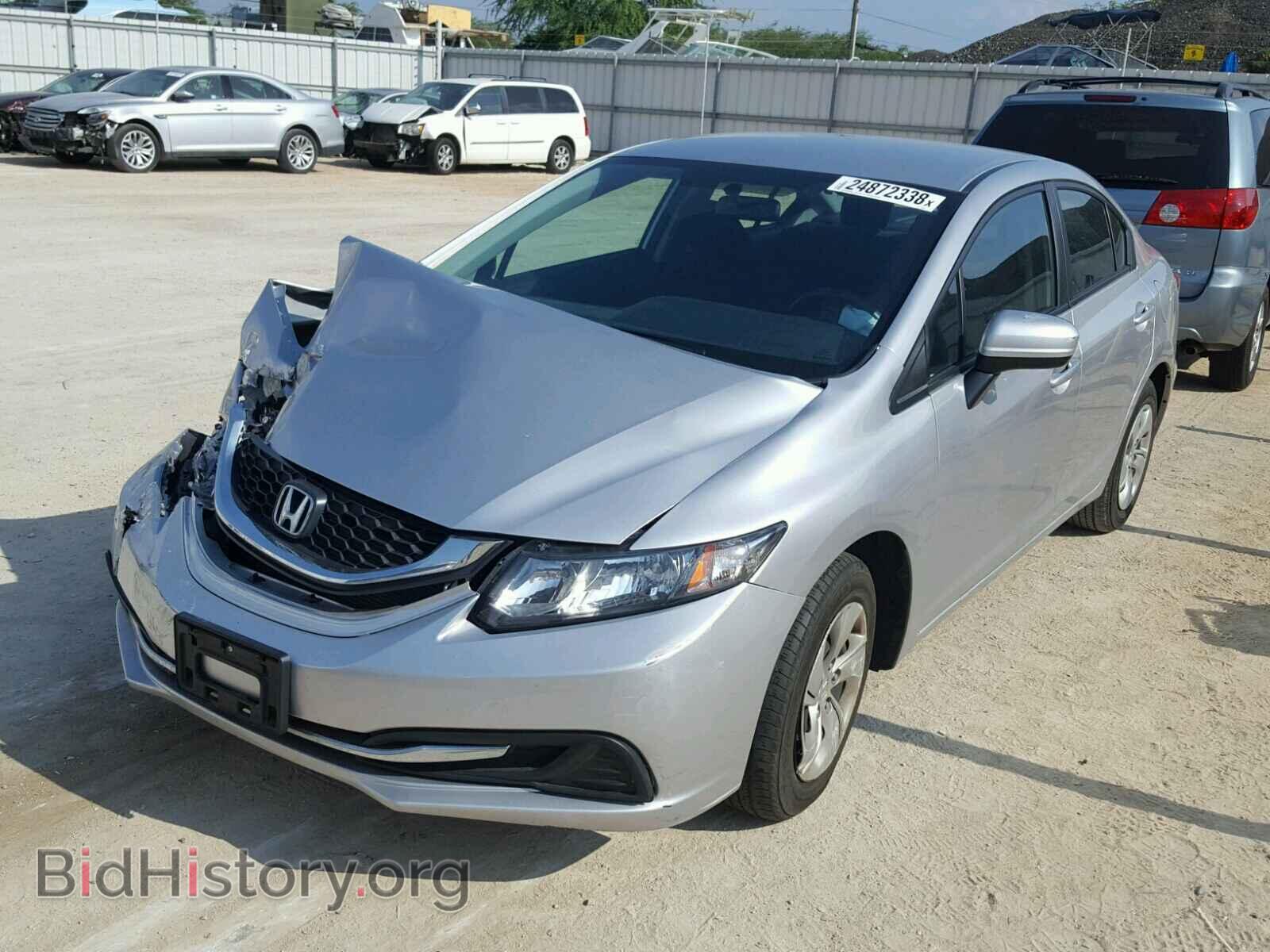 2014 HONDA CIVIC - VIN: 19XFB2F50EE044422 - Фото 2