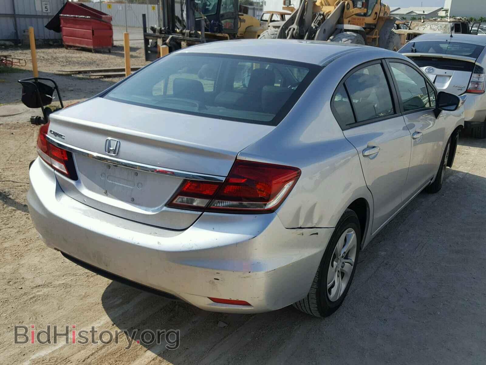 2014 HONDA CIVIC - VIN: 19XFB2F50EE044422 - Фото 4