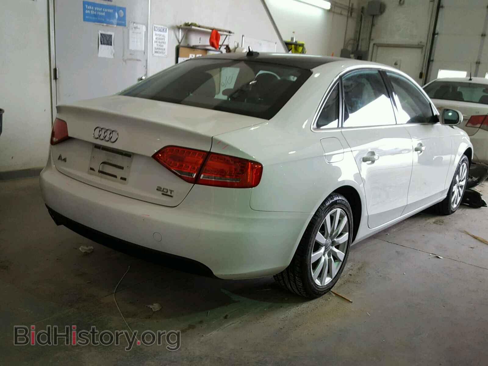 2012 AUDI A4 - VIN: WAUBFAFL4CN011859 - Photo 4
