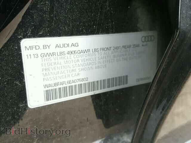 2014 AUDI A4 - VIN: WAUBFAFL6EA075802 - Фото 10