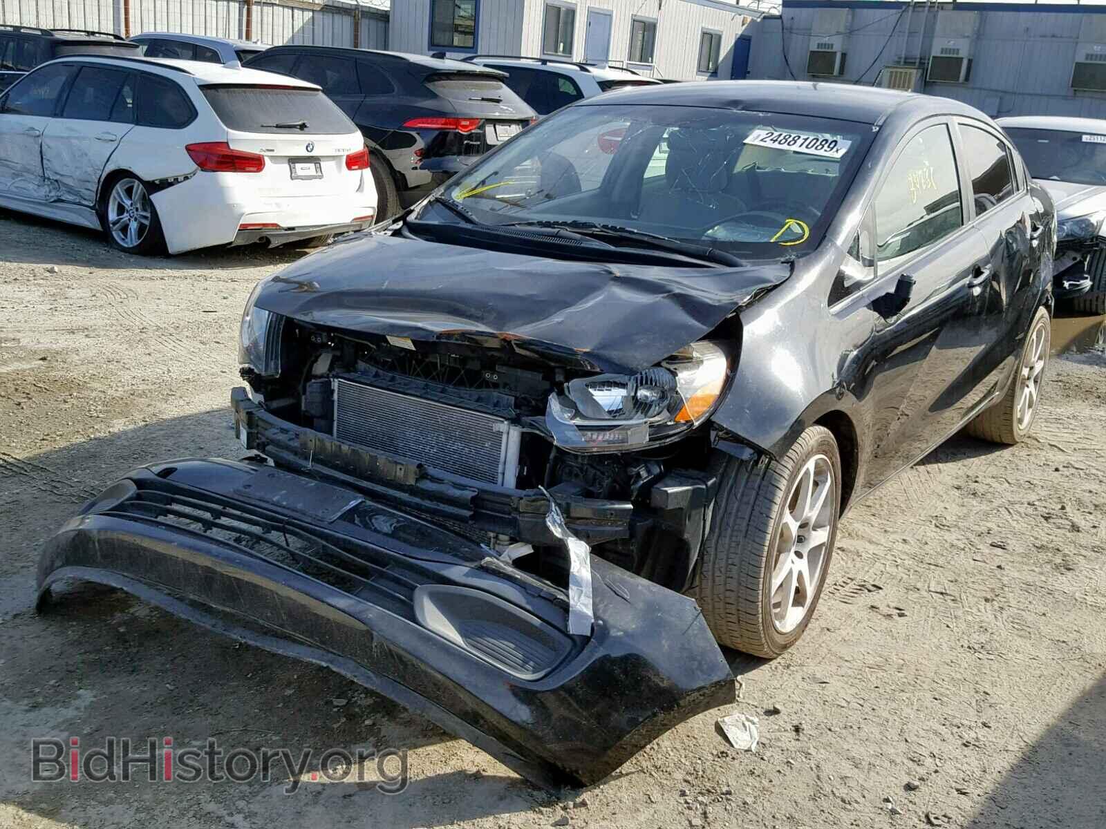 2013 KIA RIO - VIN: KNADM4A3XD6176849 - Фото 2