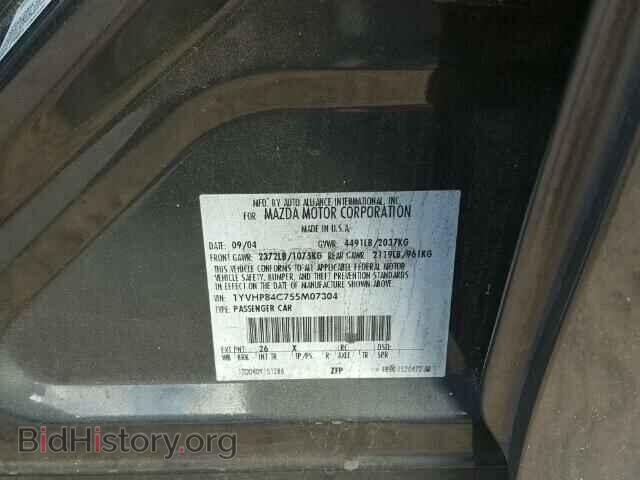 2005 MAZDA 6 - VIN: 1YVHP84C755M07304 - Photo 10