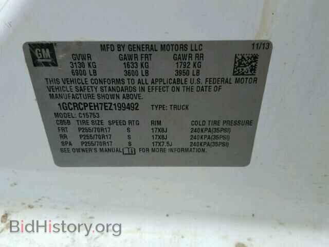 2014 CHEVROLET SILVERADO - VIN: 1GCRCPEH7EZ199492 - Фото 10