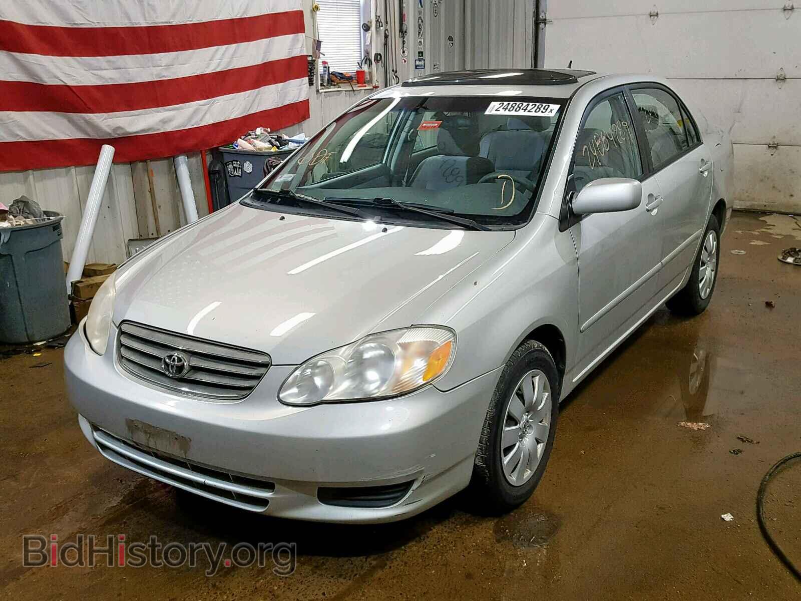 2003 TOYOTA COROLLA - VIN: 2T1BR38E13C148376 - Фото 2