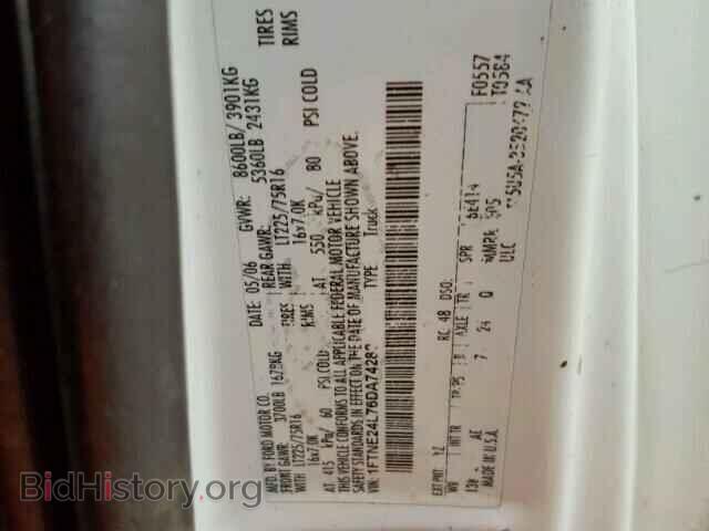 2006 FORD ECONOLINE - VIN: 1FTNE24L76DA74282 - Photo 10