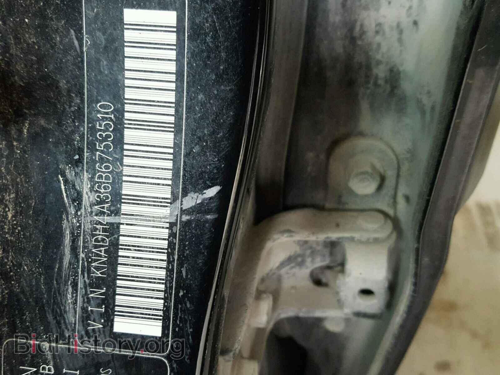 2011 KIA RIO BASE - VIN: KNADH4A36B6753510 - Фото 10