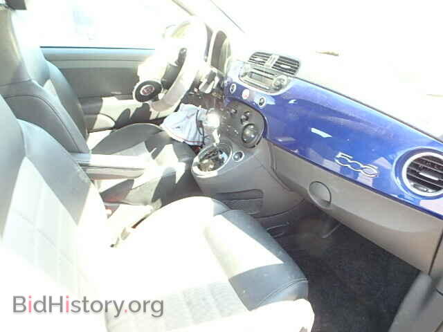 2012 FIAT 500 - VIN: 3C3CFFBR2CT113776 - Фото 5