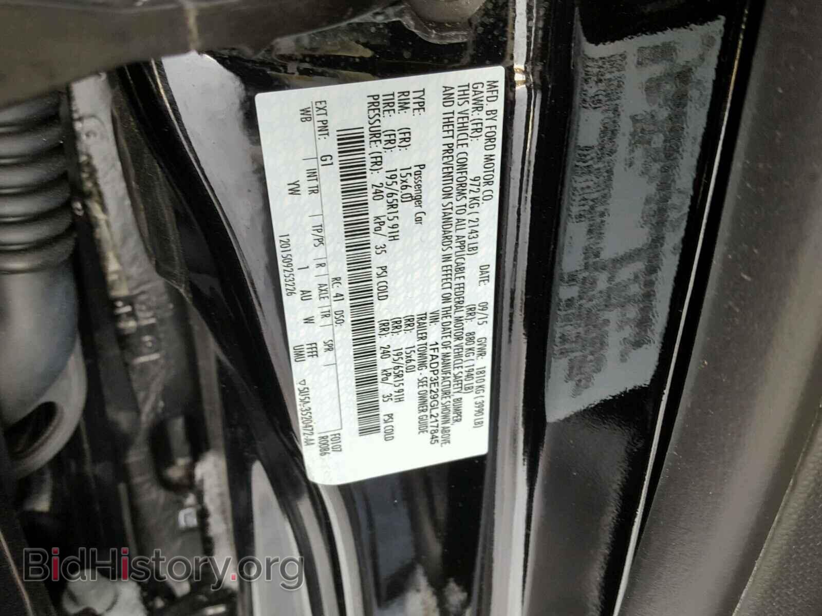 2016 FORD FOCUS - VIN: 1FADP3E29GL217845 - Photo 10