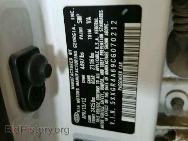 2012 KIA OPTIMA - VIN: 5XXGR4A69CG070212 - Фото 10