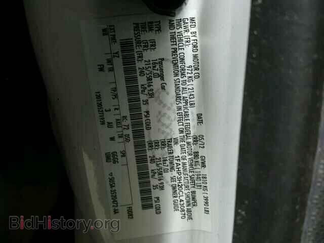 2012 FORD FOCUS - VIN: 1FAHP3H20CL430870 - Photo 10