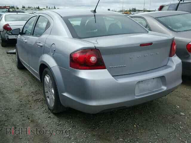 2013 DODGE AVENGER - VIN: 1C3CDZABXDN562443 - Фото 3