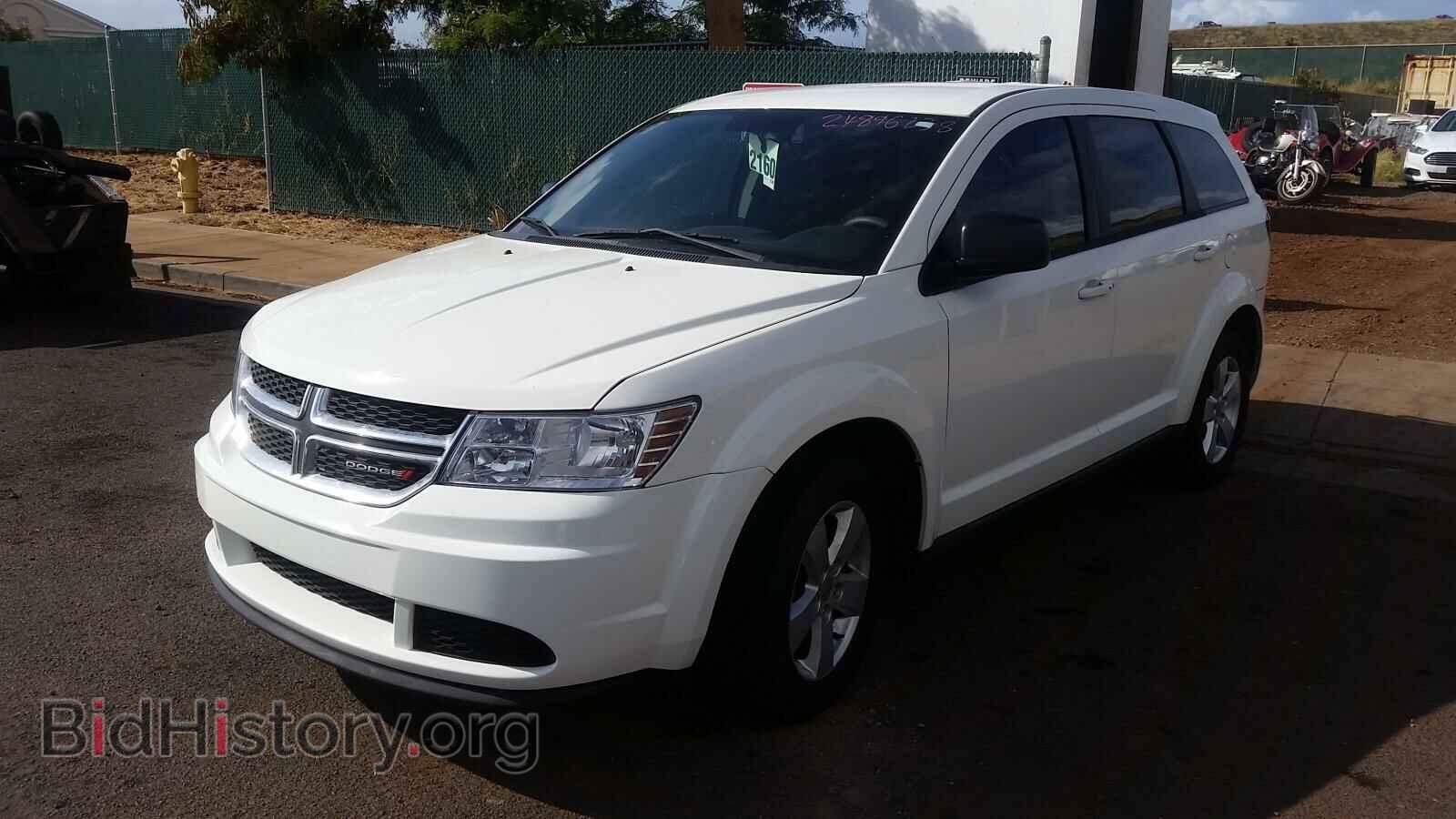 2013 DODGE JOURNEY - VIN: 3C4PDCAB3DT529763 - Фото 2