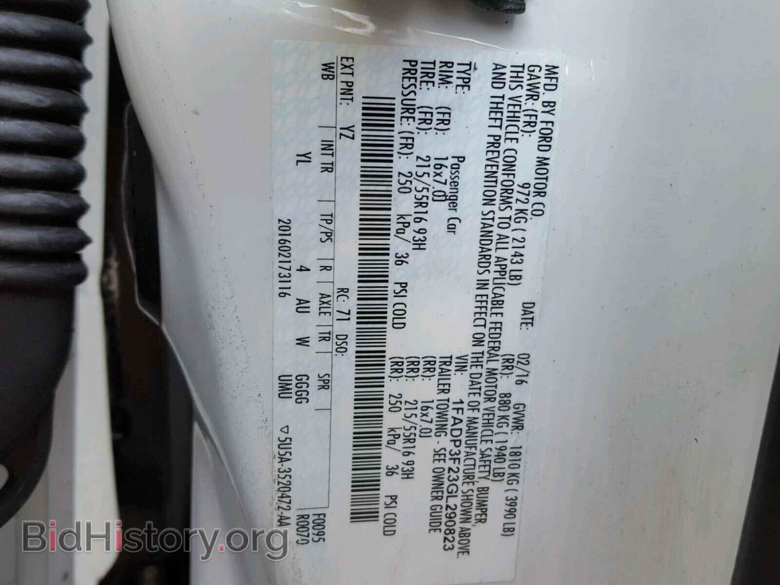 2016 FORD FOCUS - VIN: 1FADP3F23GL290823 - Photo 10