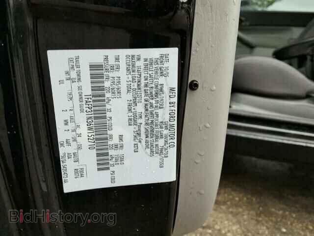 2006 FORD FOCUS - VIN: 1FAFP31N36W152710 - Фото 10