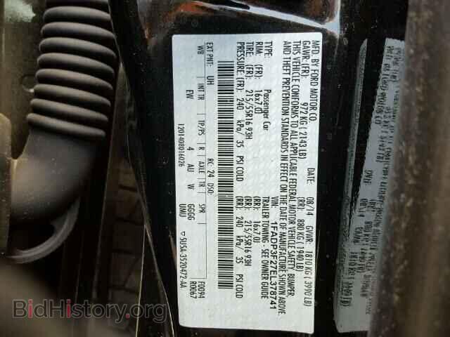 2014 FORD FOCUS - VIN: 1FADP3F27EL378741 - Photo 10