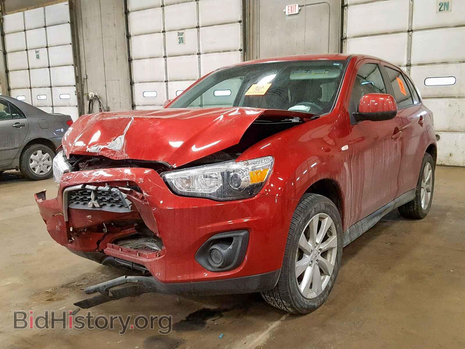 2015 MITSUBISHI OUTLANDER - VIN: 4A4AP3AU7FE001475 - Фото 2