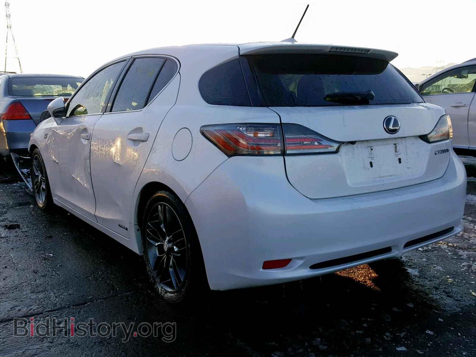 2012 LEXUS CT 200 - VIN: JTHKD5BH2C2052850 - Фото 3