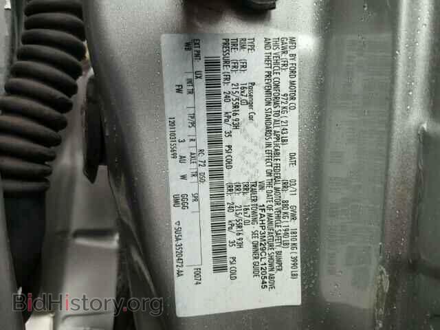 2012 FORD FOCUS - VIN: 1FAHP3M29CL120545 - Фото 10