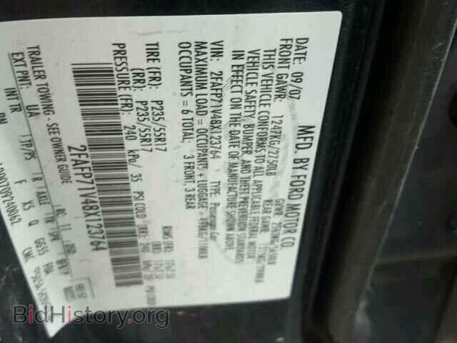 2008 FORD CROWN VIC - VIN: 2FAFP71V48X123764 - Фото 10