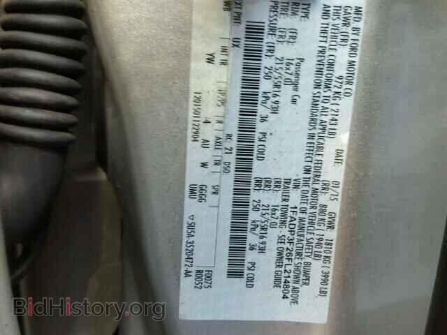 2015 FORD FOCUS - VIN: 1FADP3F26FL214804 - Фото 10