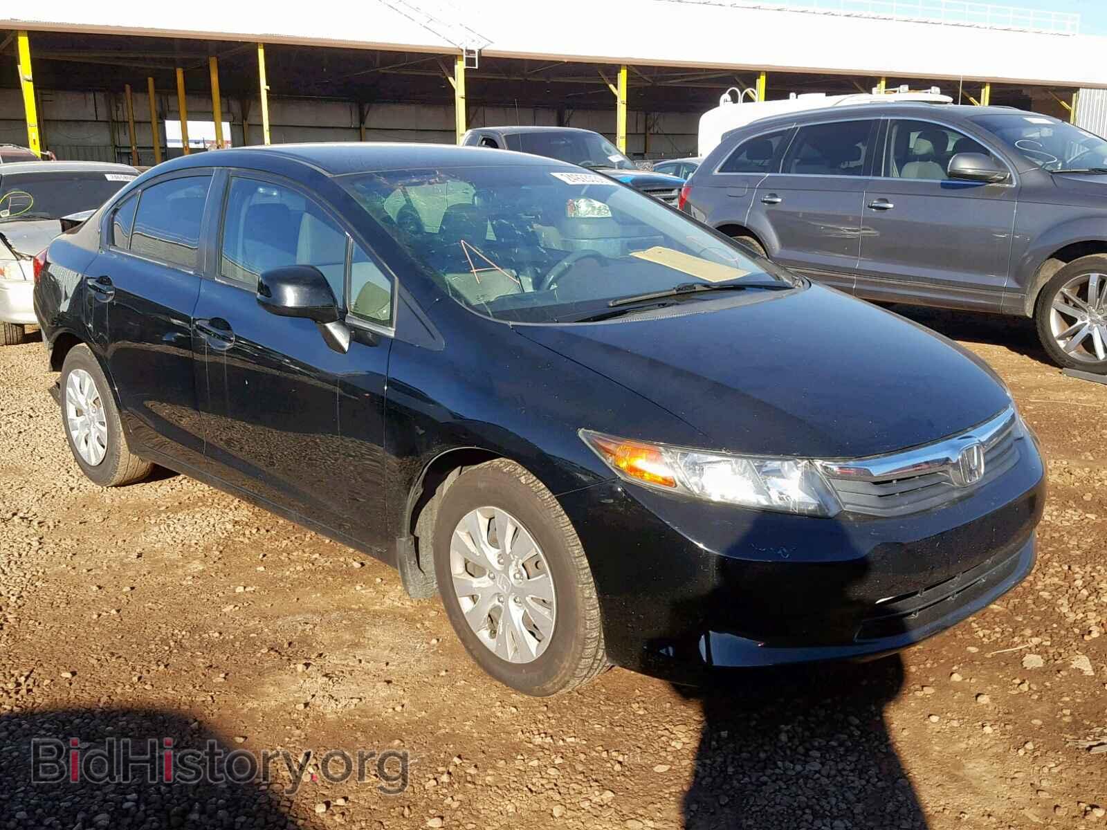 Фотография 19XFB2F57CE344200 - HONDA CIVIC LX 2012