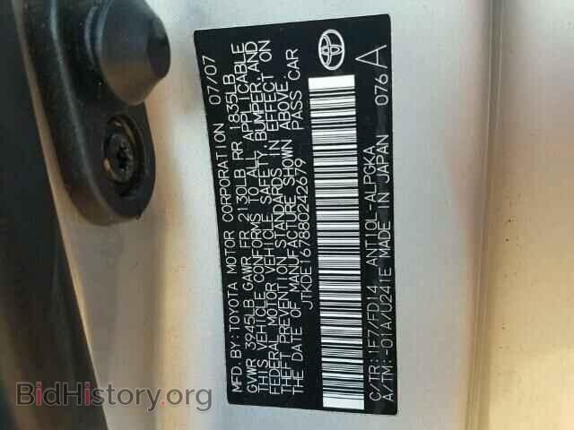2008 TOYOTA SCION - VIN: JTKDE167880242679 - Фото 10