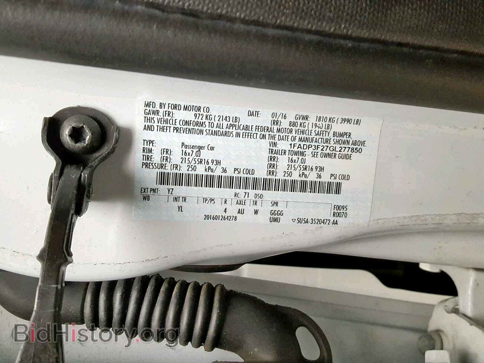 2016 FORD FOCUS SE - VIN: 1FADP3F27GL277850 - Фото 10