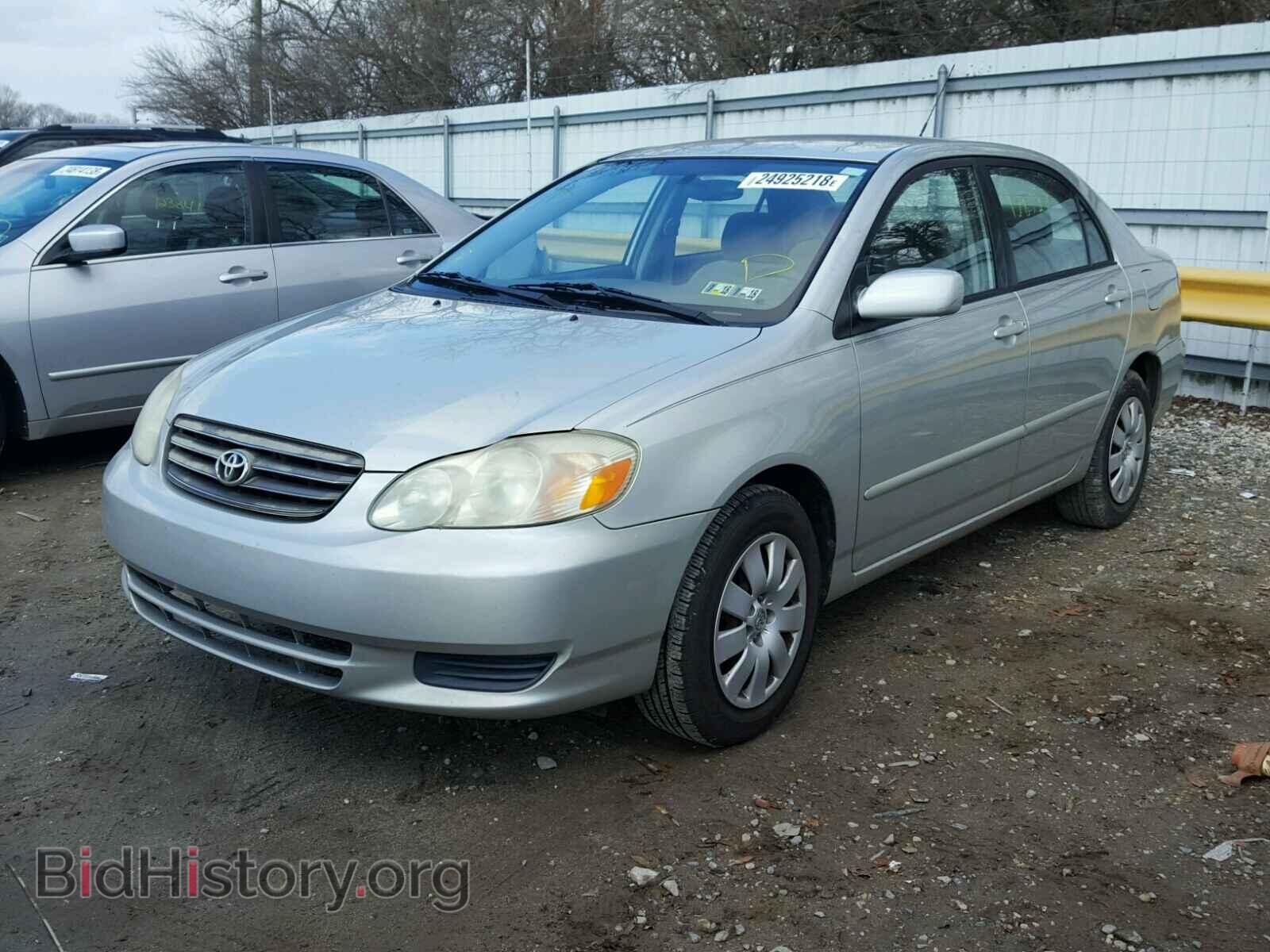 2003 TOYOTA COROLLA - VIN: 2T1BR38E83C012519 - Фото 2