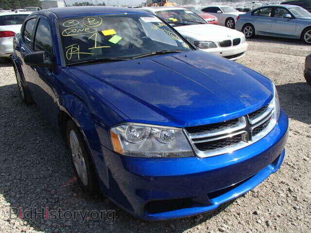 Фотография 1C3CDZAG0DN748438 - DODGE AVENGER 2013