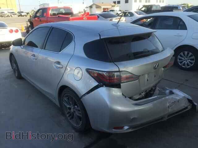 2012 LEXUS CT 200 - VIN: JTHKD5BH0C2069629 - Фото 3