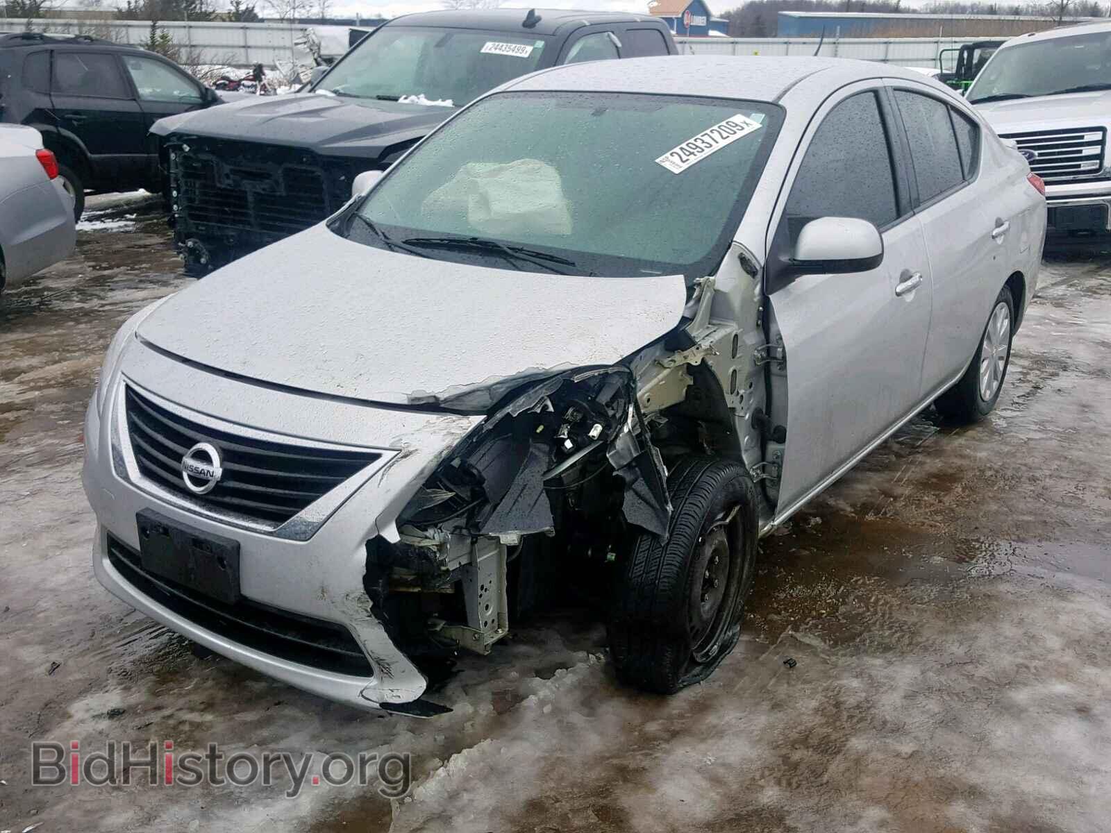 2014 NISSAN VERSA - VIN: 3N1CN7AP1EL809586 - Фото 2