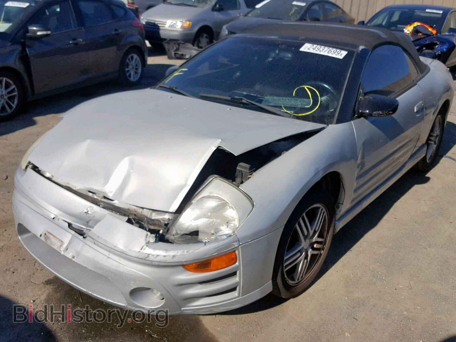 2003 MITSUBISHI ECLIPSE - VIN: 4A3AE55H13E034423 - Фото 2