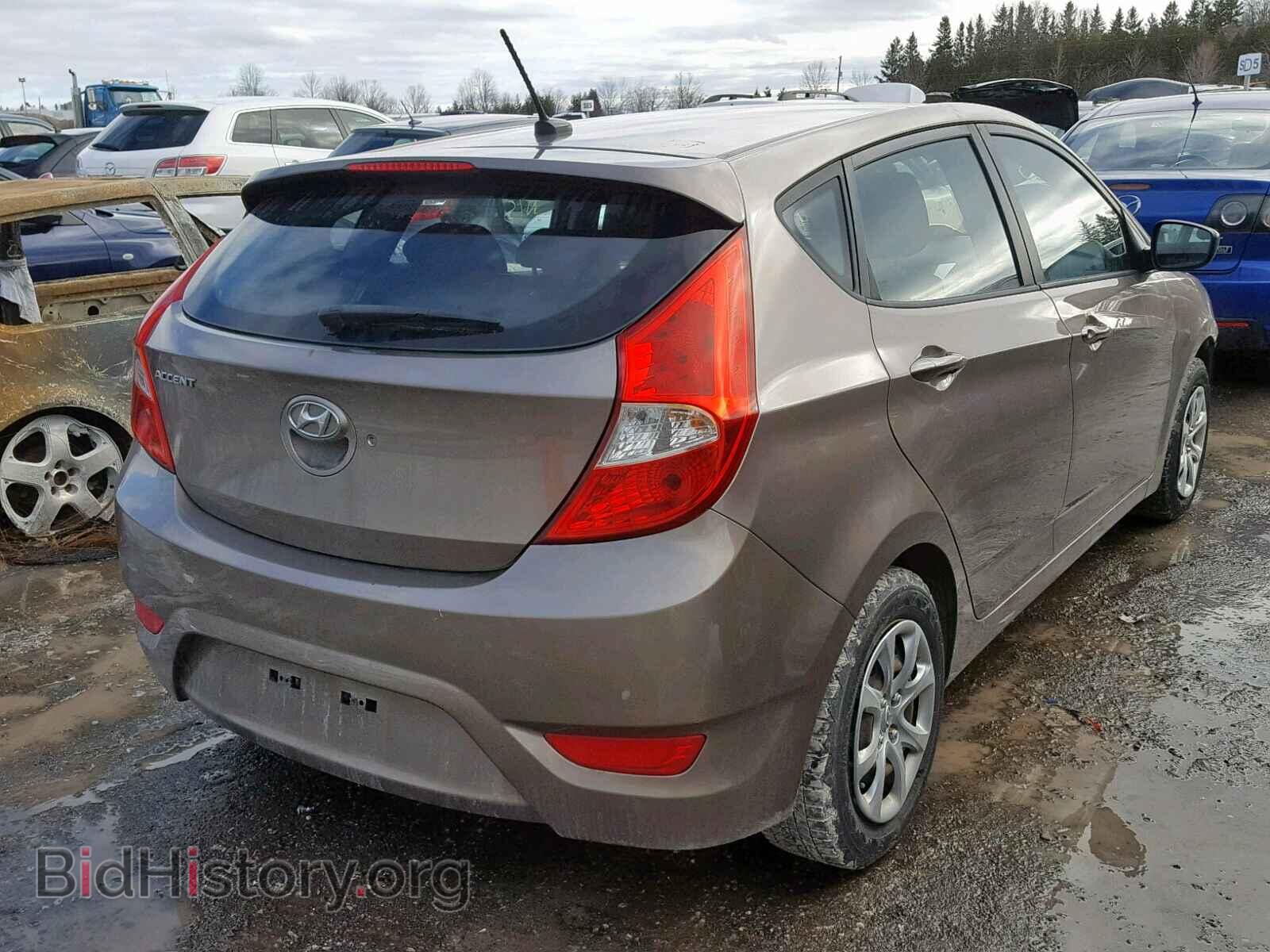 2012 HYUNDAI ACCENT - VIN: KMHCT5AE4CU006792 - Фото 4