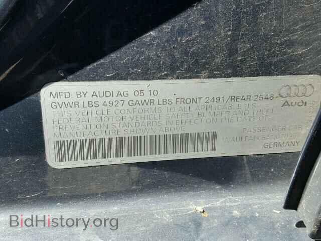 2010 AUDI A4 - VIN: WAUFFAFL6AN070362 - Фото 10