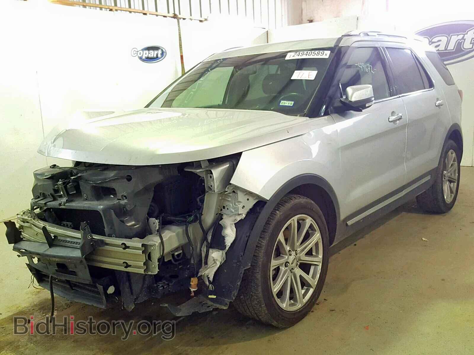 2017 FORD EXPLORER L - VIN: 1FM5K7F83HGC33861 - Фото 2