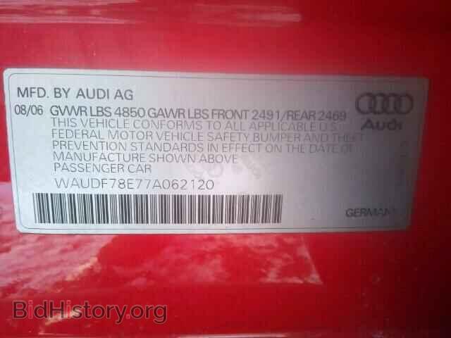 2007 AUDI A4 - VIN: WAUDF78E77A062120 - Фото 10