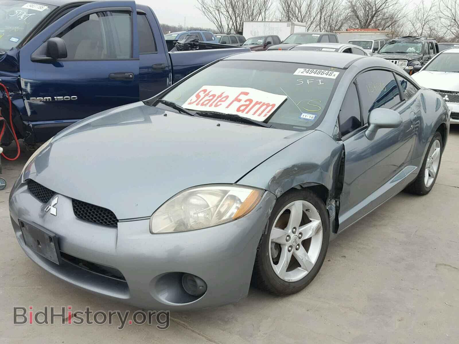 2007 MITSUBISHI ECLIPSE - VIN: 4A3AK24F77E018496 - Photo 2
