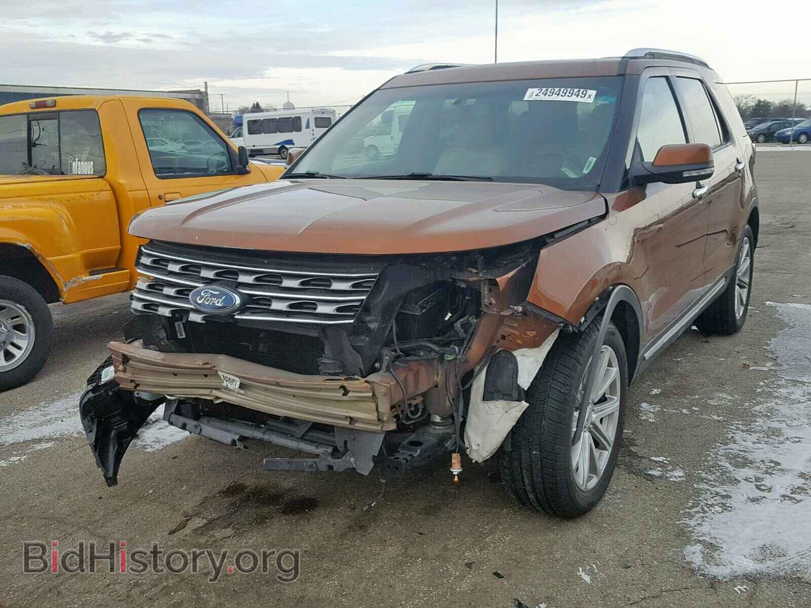 2017 FORD EXPLORER L - VIN: 1FM5K7F87HGA35297 - Фото 2