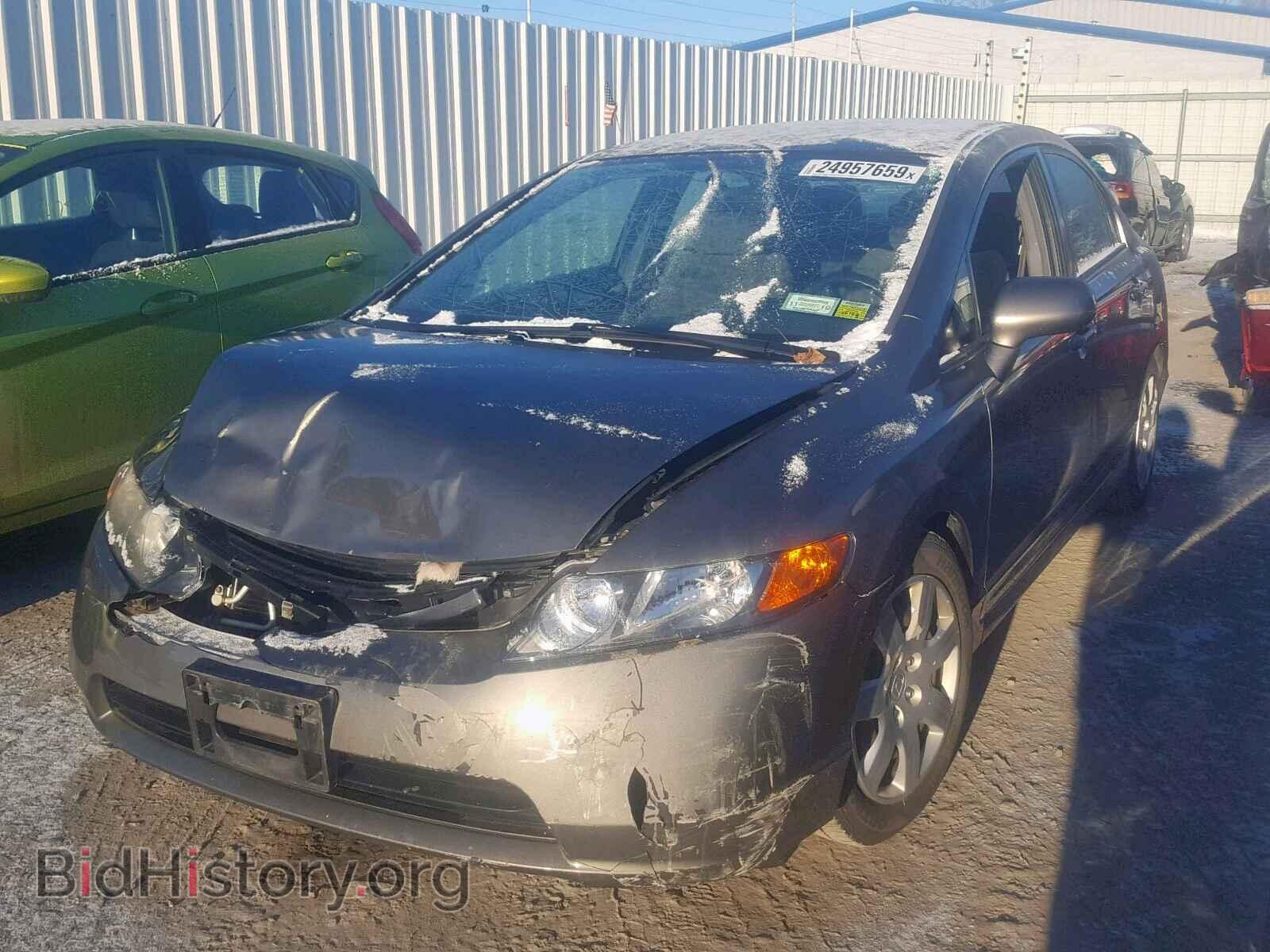 2008 HONDA CIVIC LX - VIN: 2HGFA165X8H347313 - Фото 2