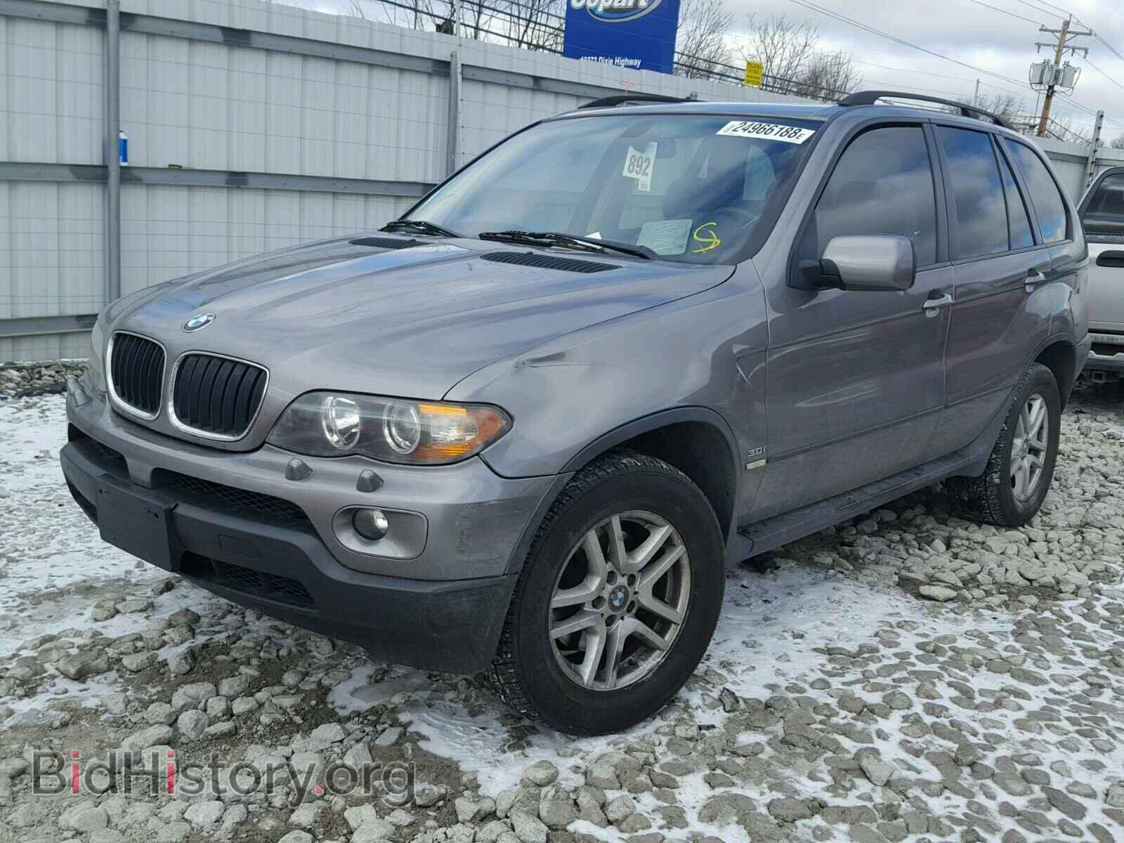 2005 BMW X5 - VIN: 5UXFA13565LY05042 - Фото 2