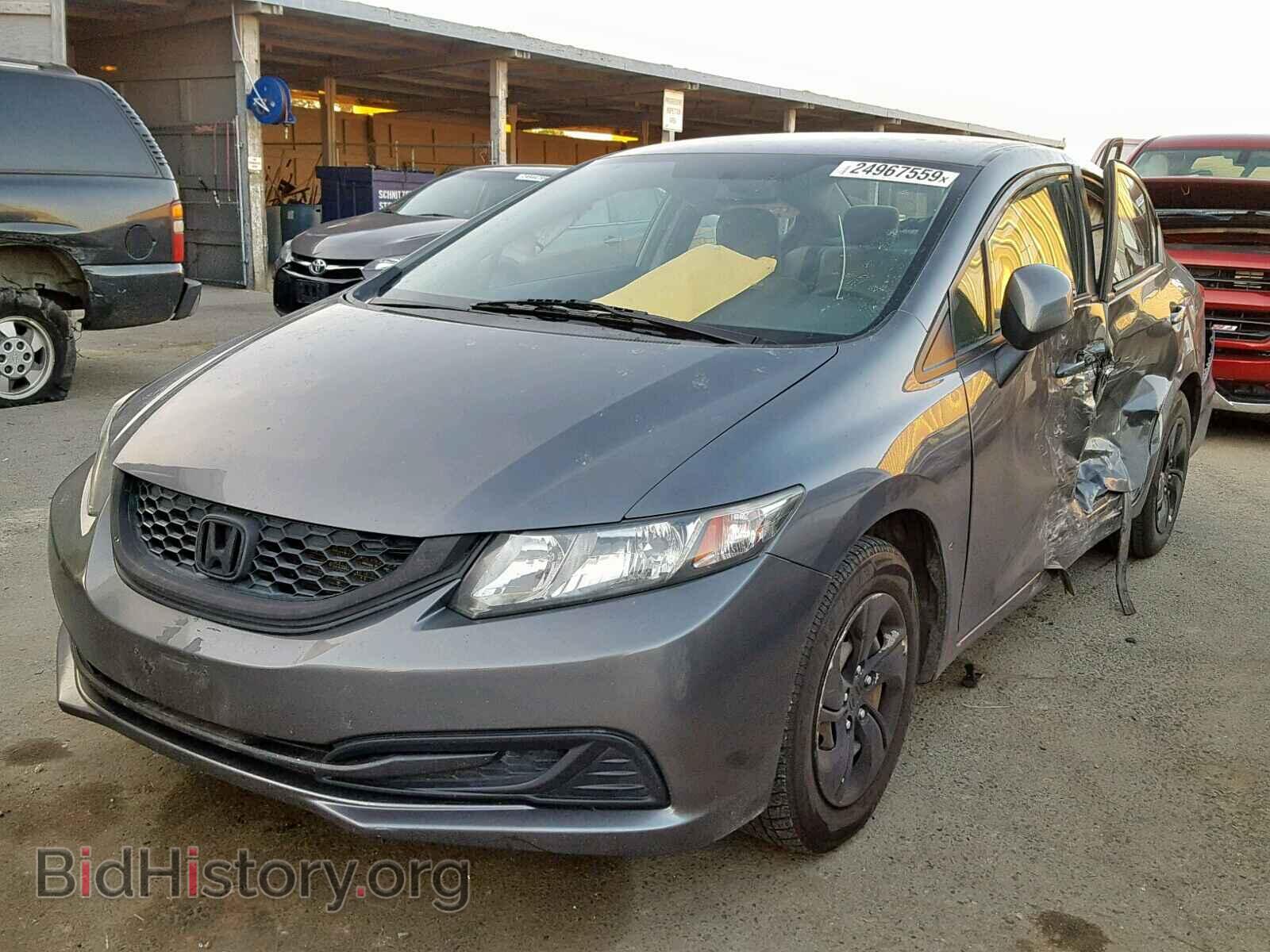 2013 HONDA CIVIC LX - VIN: 19XFB2F59DE051271 - Фото 2