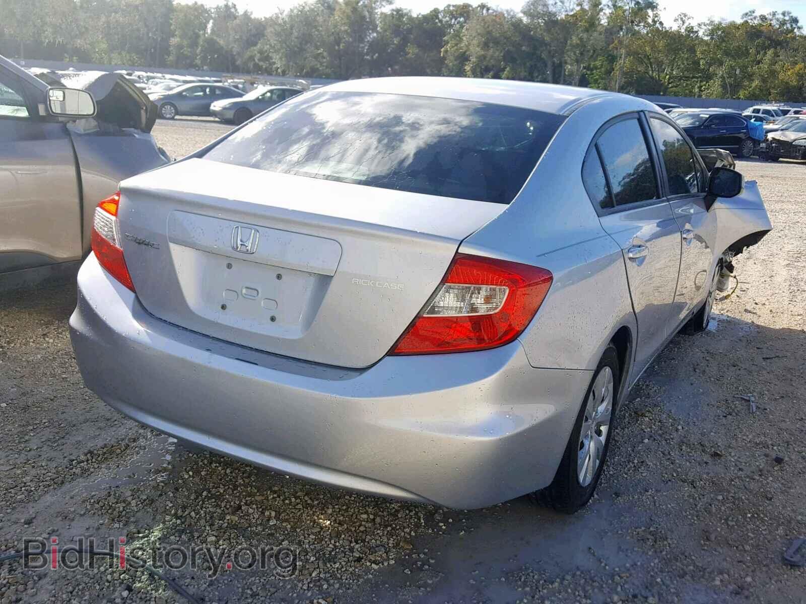 2012 HONDA CIVIC LX - VIN: 19XFB2F51CE073473 - Фото 4