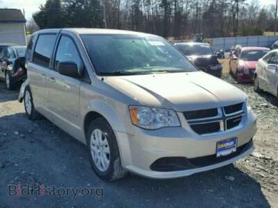 2014 Dodge CARAVAN Grand Cara, tan — VIN 2C4RDGBG8ER174801, Copart