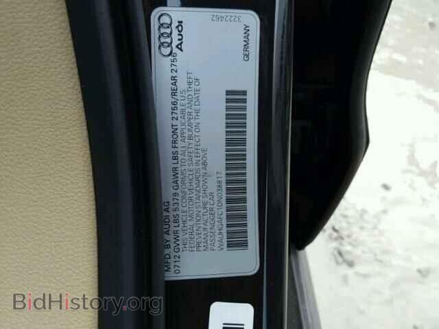 2013 AUDI A6 - VIN: WAUHGAFC1DN038817 - Фото 10