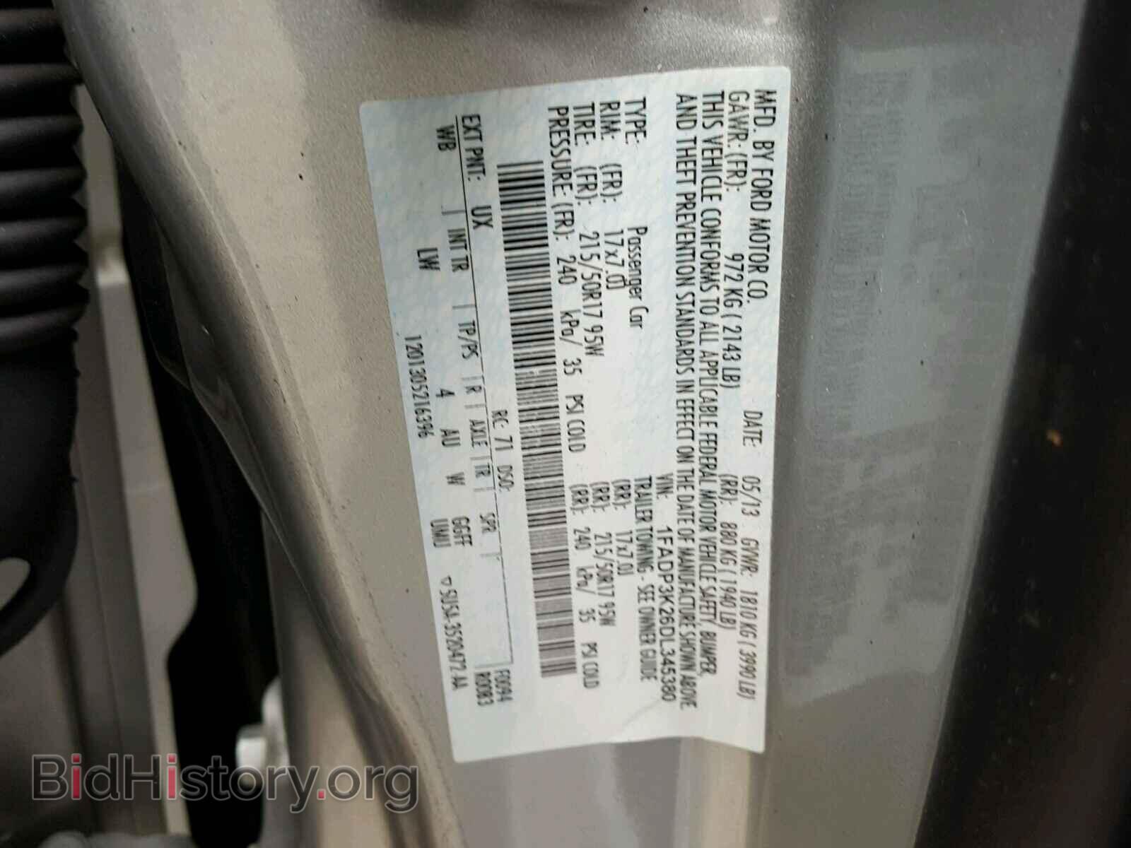 2013 FORD FOCUS - VIN: 1FADP3K26DL345380 - Photo 10