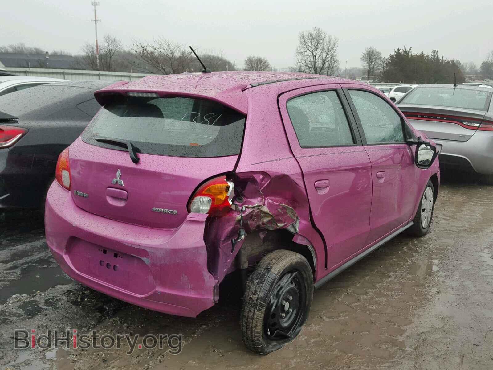2015 MITSUBISHI MIRAGE - VIN: ML32A3HJ9FH034312 - Фото 4