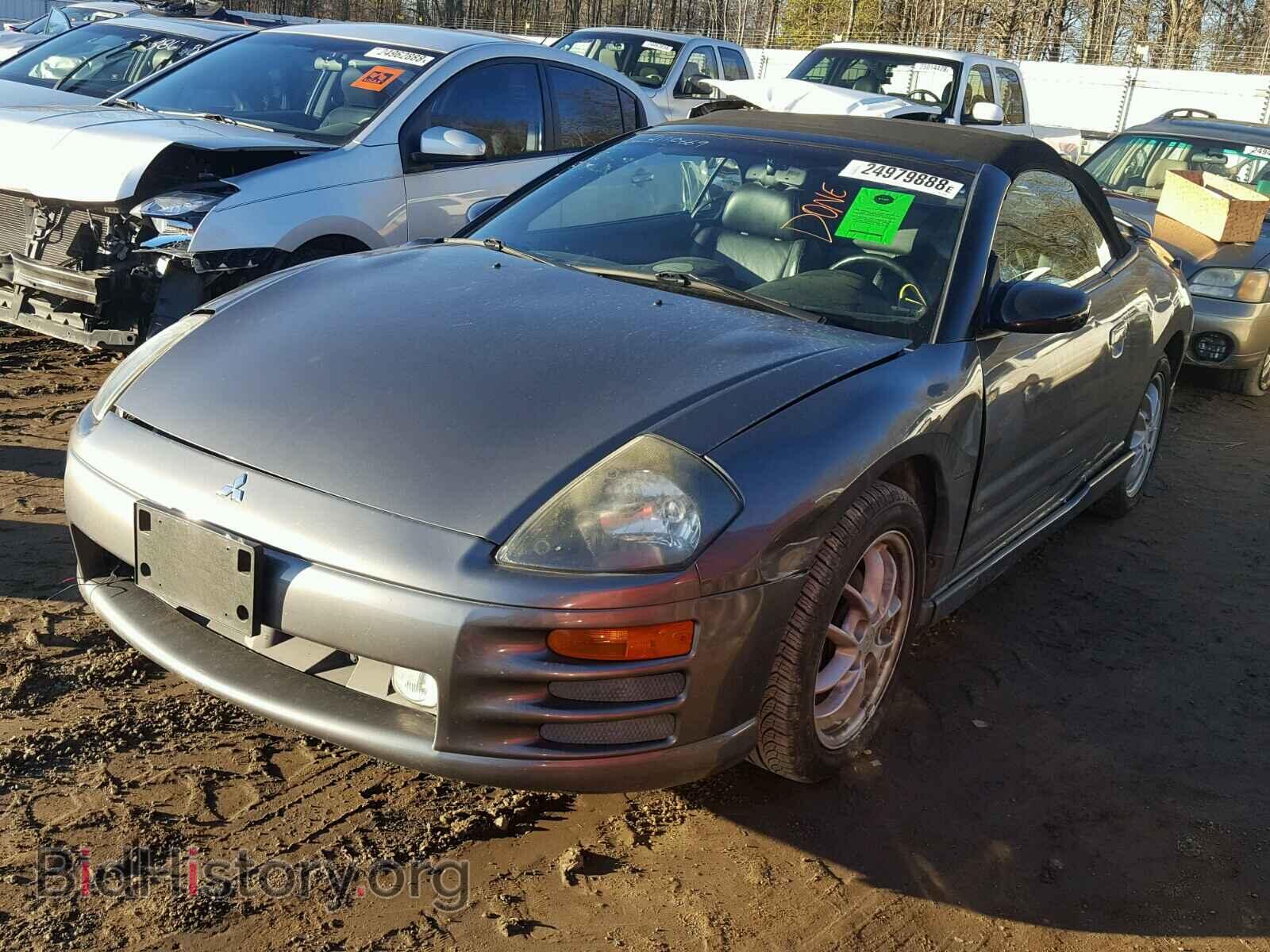 2002 MITSUBISHI ECLIPSE - VIN: 4A3AE85H12E028864 - Фото 2