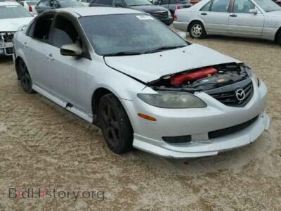 2005 Mazda 6 MAZDA6I, silver — VIN 1YVHP84C155M26169, Copart