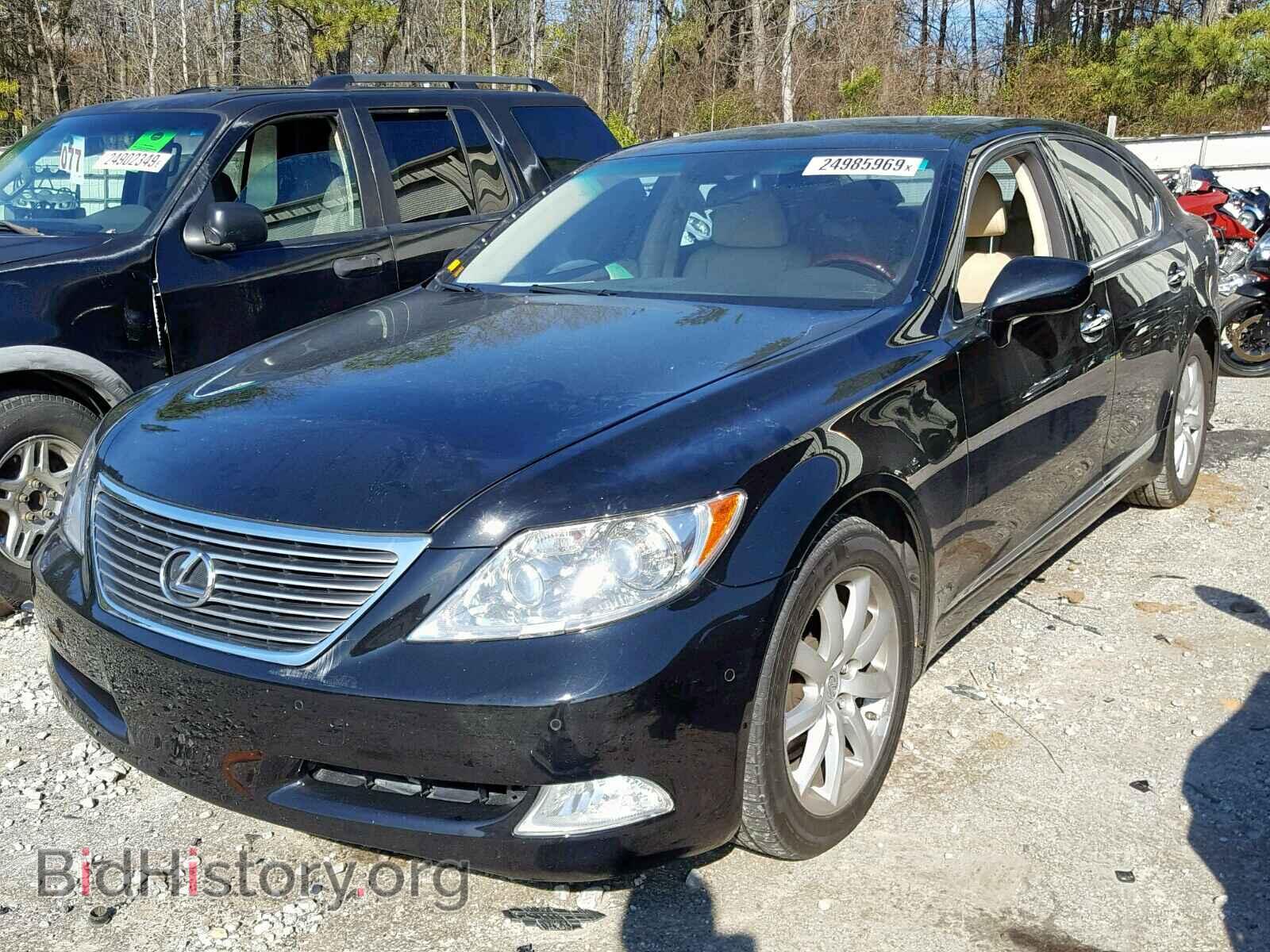 2007 LEXUS LS460 - VIN: JTHBL46F375016613 - Фото 2